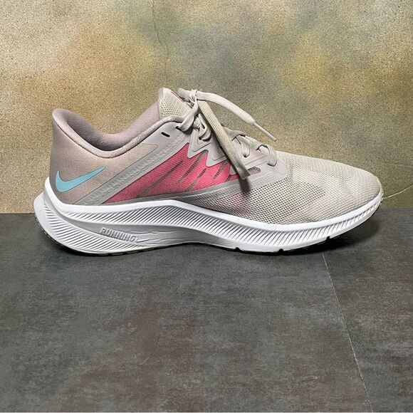 Nike Quest 3 CD0232-008 Grey/Glacier Ice/Violet Women's Running Shoes Size 8.5 - Picture 14 of 16